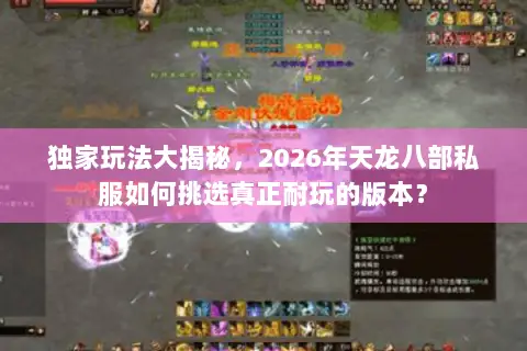 独家玩法大揭秘，2026年天龙八部私服如何挑选真正耐玩的版本？