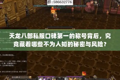 天龙八部私服口碑第一的称号背后,究竟藏着哪些不为人知的秘密与风险? 天龙八部私服口碑第一的称号背后,究竟藏着哪些不为人知的秘密与风险?