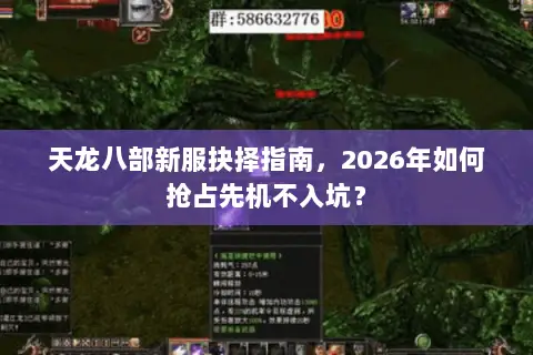 天龙八部新服抉择指南,2026年如何抢占先机不入坑? 天龙八部新服抉择指南,2026年如何抢占先机不入坑?