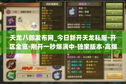 天龙八部发布网_今日新开天龙私服-开区全览-刚开一秒爆满中·独家版本·高爆长久服