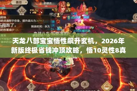 天龙八部宝宝悟性飙升玄机，2026年新版终极省钱冲顶攻略，悟10灵性8真就一步到位？