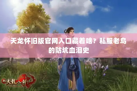 天龙怀旧版官网入口藏着啥？私服老鸟的防坑血泪史