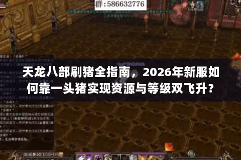 天龙八部刷猪全指南,2026年新服如何靠一头猪实现资源与等级双飞升? 天龙八部刷猪全指南,2026年新服如何靠一头猪实现资源与等级双飞升?