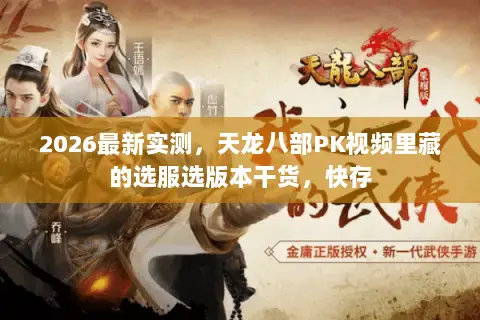 2026最新实测，天龙八部PK视频里藏的选服选版本干货，快存