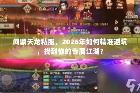 问鼎天龙私服，2026年如何精准避坑，找到你的专属江湖？
