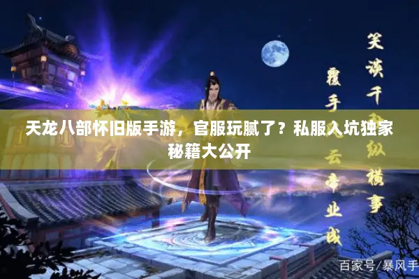 天龙八部怀旧版手游,官服玩腻了?私服入坑独家秘籍大公开 天龙八部怀旧版手游,官服玩腻了?私服入坑独家秘籍大公开
