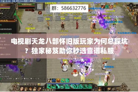 电视剧天龙八部怀旧版玩家为何总踩坑？独家秘笈助你秒选靠谱私服