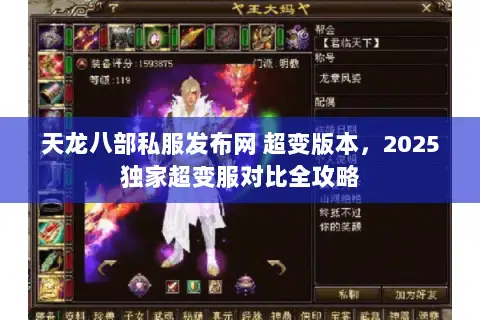 天龙八部私服发布网 超变版本,2025独家超变服对比全攻略 天龙八部私服发布网 超变版本,2025独家超变服对比全攻略