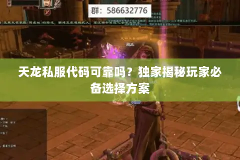 天龙私服代码可靠吗?独家揭秘玩家必备选择方案 天龙私服代码可靠吗?独家揭秘玩家必备选择方案