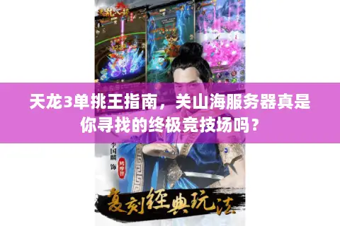 天龙3单挑王指南,关山海服务器真是你寻找的终极竞技场吗? 天龙3单挑王指南,关山海服务器真是你寻找的终极竞技场吗?