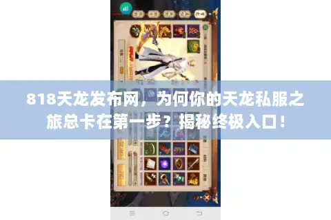 818天龙发布网，为何你的天龙私服之旅总卡在第一步？揭秘终极入口！