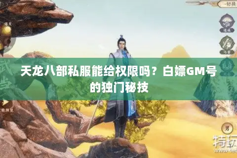 天龙八部私服能给权限吗?白嫖GM号的独门秘技 天龙八部私服能给权限吗?白嫖GM号的独门秘技