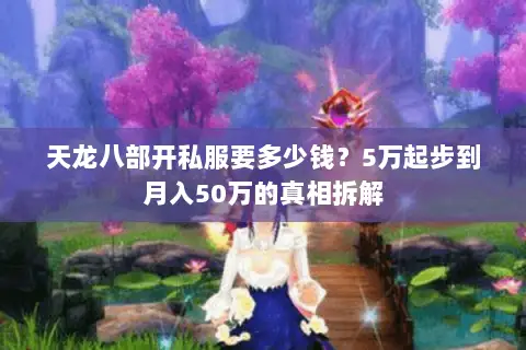 天龙八部开私服要多少钱?5万起步到月入50万的真相拆解 天龙八部开私服要多少钱?5万起步到月入50万的真相拆解
