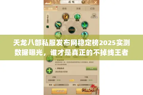 天龙八部私服发布网稳定榜2025实测数据曝光,谁才是真正的不掉线王者 天龙八部私服发布网稳定榜2025实测数据曝光,谁才是真正的不掉线王者