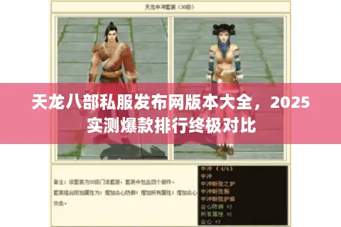 天龙八部私服发布网版本大全,2025实测爆款排行终极对比 天龙八部私服发布网版本大全,2025实测爆款排行终极对比