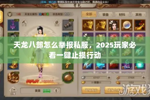 天龙八部怎么举报私服,2025玩家必看一键止损行动 天龙八部怎么举报私服,2025玩家必看一键止损行动