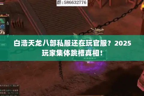 白浩天龙八部私服还在玩官服？2025玩家集体跳槽真相！