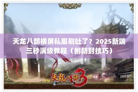 天龙八部横屏私服刷吐了？2025新端三秒满级教程（附防封技巧）