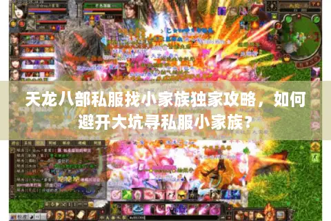 天龙八部私服找小家族独家攻略,如何避开大坑寻私服小家族? 天龙八部私服找小家族独家攻略,如何避开大坑寻私服小家族?