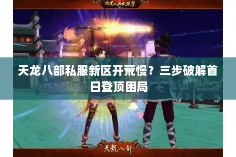 天龙八部私服新区开荒慢？三步破解首日登顶困局
