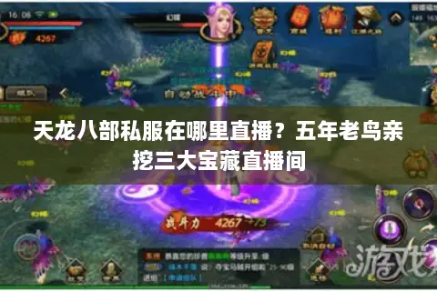 天龙八部私服在哪里直播?五年老鸟亲挖三大宝藏直播间 天龙八部私服在哪里直播?五年老鸟亲挖三大宝藏直播间
