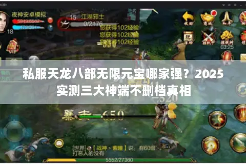 私服天龙八部无限元宝哪家强?2025实测三大神端不删档真相 私服天龙八部无限元宝哪家强?2025实测三大神端不删档真相