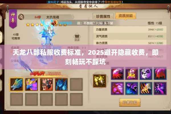 天龙八部私服收费标准,2025避开隐藏收费,即刻畅玩不踩坑 天龙八部私服收费标准,2025避开隐藏收费,即刻畅玩不踩坑