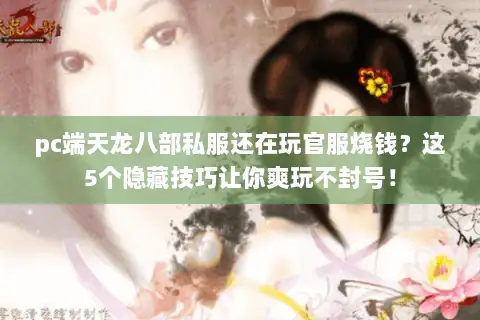 pc端天龙八部私服还在玩官服烧钱?这5个隐藏技巧让你爽玩不封号! pc端天龙八部私服还在玩官服烧钱?这5个隐藏技巧让你爽玩不封号!