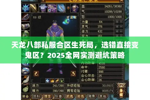 天龙八部私服合区生死局，选错直接变鬼区？2025全网实测避坑策略