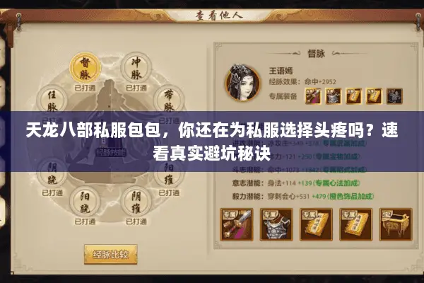天龙八部私服包包,你还在为私服选择头疼吗?速看真实避坑秘诀 天龙八部私服包包,你还在为私服选择头疼吗?速看真实避坑秘诀