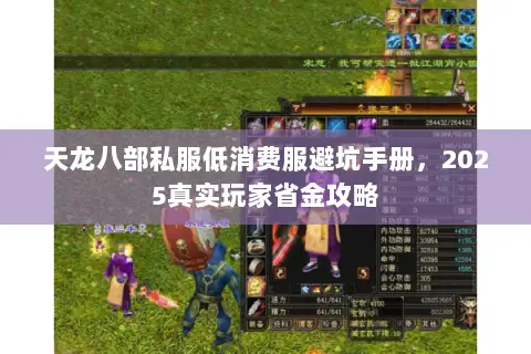 天龙八部私服低消费服避坑手册，2025真实玩家省金攻略