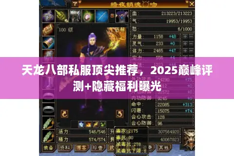 天龙八部私服顶尖推荐,2025巅峰评测+隐藏福利曝光 天龙八部私服顶尖推荐,2025巅峰评测+隐藏福利曝光