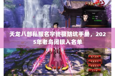 天龙八部私服名字终极防坑手册,2025年老鸟闭眼入名单 天龙八部私服名字终极防坑手册,2025年老鸟闭眼入名单