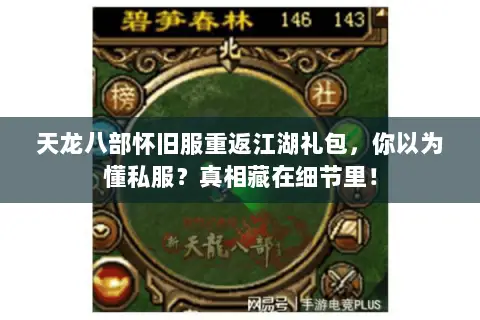 天龙八部怀旧服重返江湖礼包,你以为懂私服?真相藏在细节里! 天龙八部怀旧服重返江湖礼包,你以为懂私服?真相藏在细节里!
