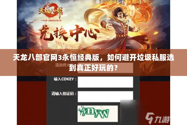 天龙八部官网3永恒经典版，如何避开垃圾私服选到真正好玩的？