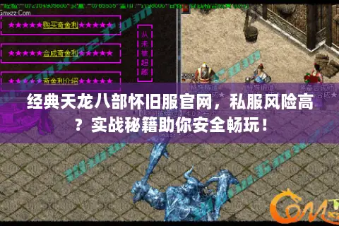 经典天龙八部怀旧服官网，私服风险高？实战秘籍助你安全畅玩！
