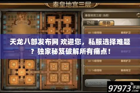 天龙八部发布网 欢迎您,私服选择难题?独家秘笈破解所有痛点! 天龙八部发布网 欢迎您,私服选择难题?独家秘笈破解所有痛点!