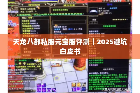 天龙八部私服元宝服评测｜2025避坑白皮书