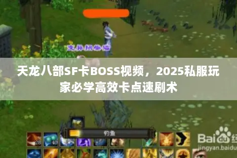 天龙八部SF卡BOSS视频，2025私服玩家必学高效卡点速刷术