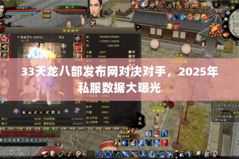33天龙八部发布网对决对手，2025年私服数据大曝光
