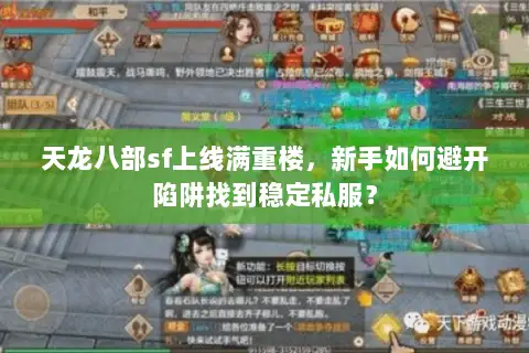 天龙八部sf上线满重楼，新手如何避开陷阱找到稳定私服？