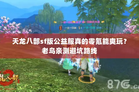 天龙八部sf版公益服真的零氪能爽玩?老鸟亲测避坑路线 天龙八部sf版公益服真的零氪能爽玩?老鸟亲测避坑路线