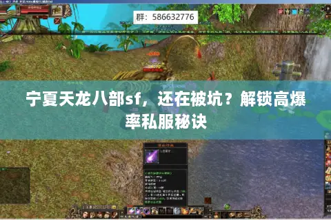 宁夏天龙八部sf,还在被坑?解锁高爆率私服秘诀 宁夏天龙八部sf,还在被坑?解锁高爆率私服秘诀