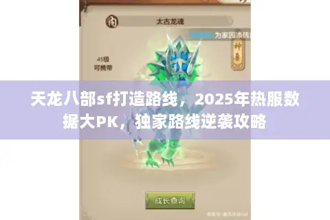 天龙八部sf打造路线,2025年热服数据大PK,独家路线逆袭攻略 天龙八部sf打造路线,2025年热服数据大PK,独家路线逆袭攻略