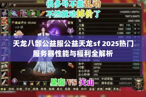 天龙八部公益服公益天龙sf 2025热门服务器性能与福利全解析 天龙八部公益服公益天龙sf 2025热门服务器性能与福利全解析