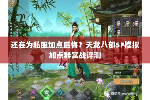 还在为私服加点后悔?天龙八部SF模拟加点器实战评测 还在为私服加点后悔?天龙八部SF模拟加点器实战评测