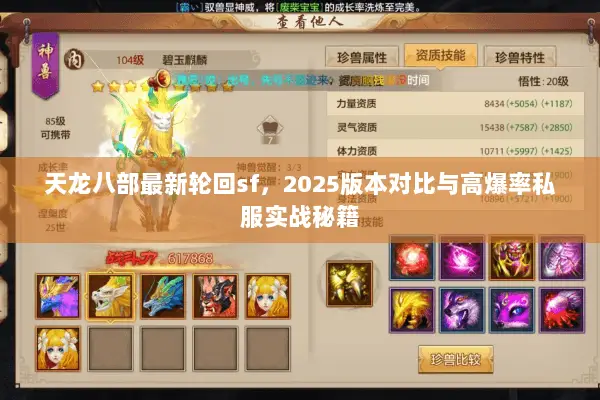 天龙八部最新轮回sf,2025版本对比与高爆率私服实战秘籍 天龙八部最新轮回sf,2025版本对比与高爆率私服实战秘籍