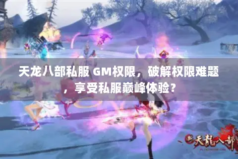 天龙八部私服 GM权限，破解权限难题，享受私服巅峰体验？