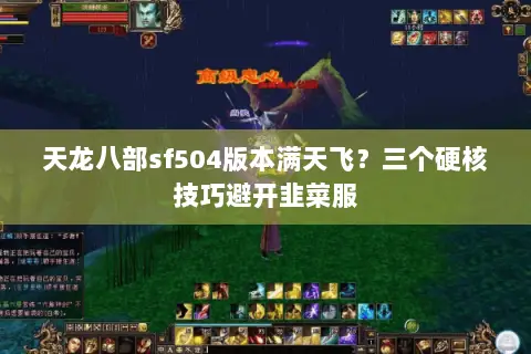 天龙八部sf504版本满天飞？三个硬核技巧避开韭菜服