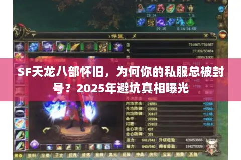 SF天龙八部怀旧,为何你的私服总被封号?2025年避坑真相曝光 SF天龙八部怀旧,为何你的私服总被封号?2025年避坑真相曝光